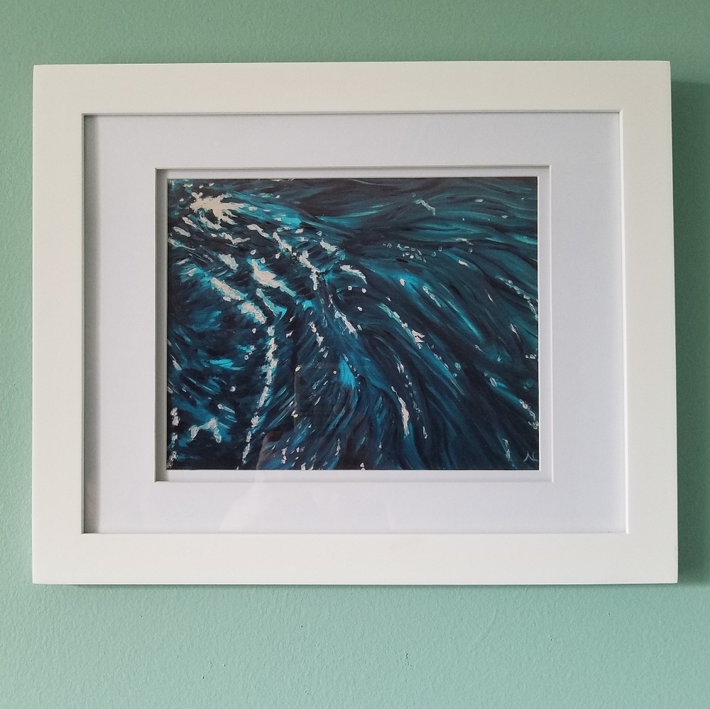 Framed Fine Art print.